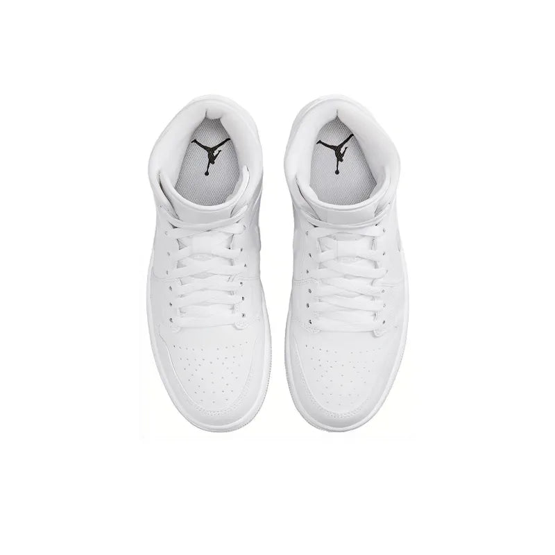 Jordan 1 Mid Triple White (2022) (Women's)