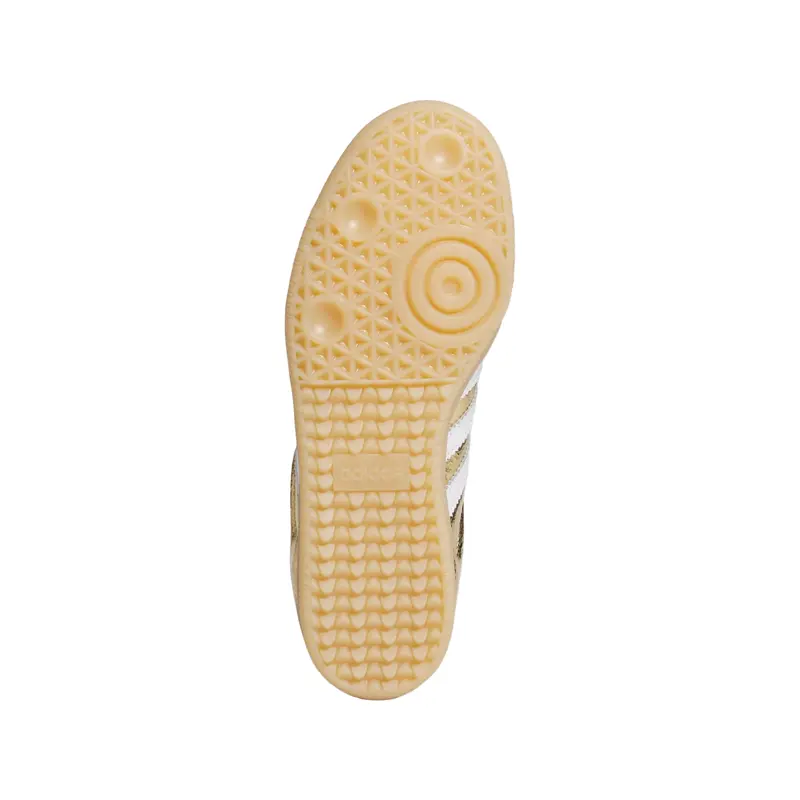 adidas Samba OG Gold Metallic Cracked Leather (Women's)