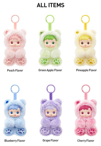 Pop Mart HACIPUPU Gummy Bear Series Vinyl Plush Pendant Single Blind Box