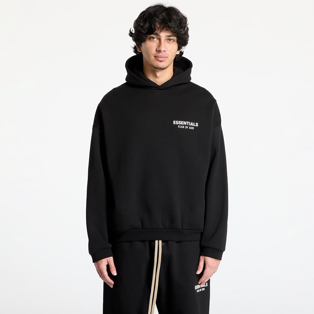 Fear of God Essentials Fleece Hoodie (FW24) Black