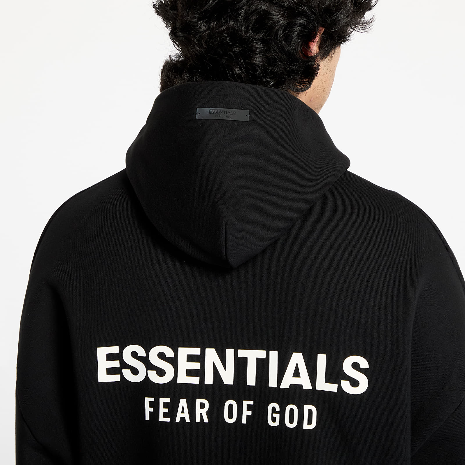Fear of God Essentials Fleece Hoodie (FW24) Black
