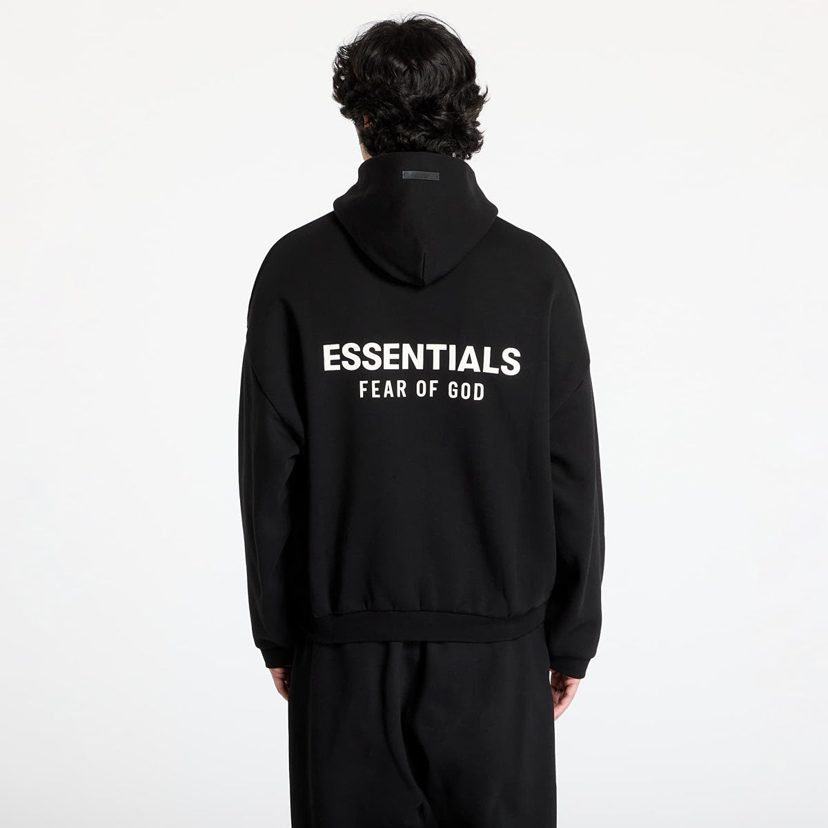 Fear of God Essentials Fleece Hoodie (FW24) Black