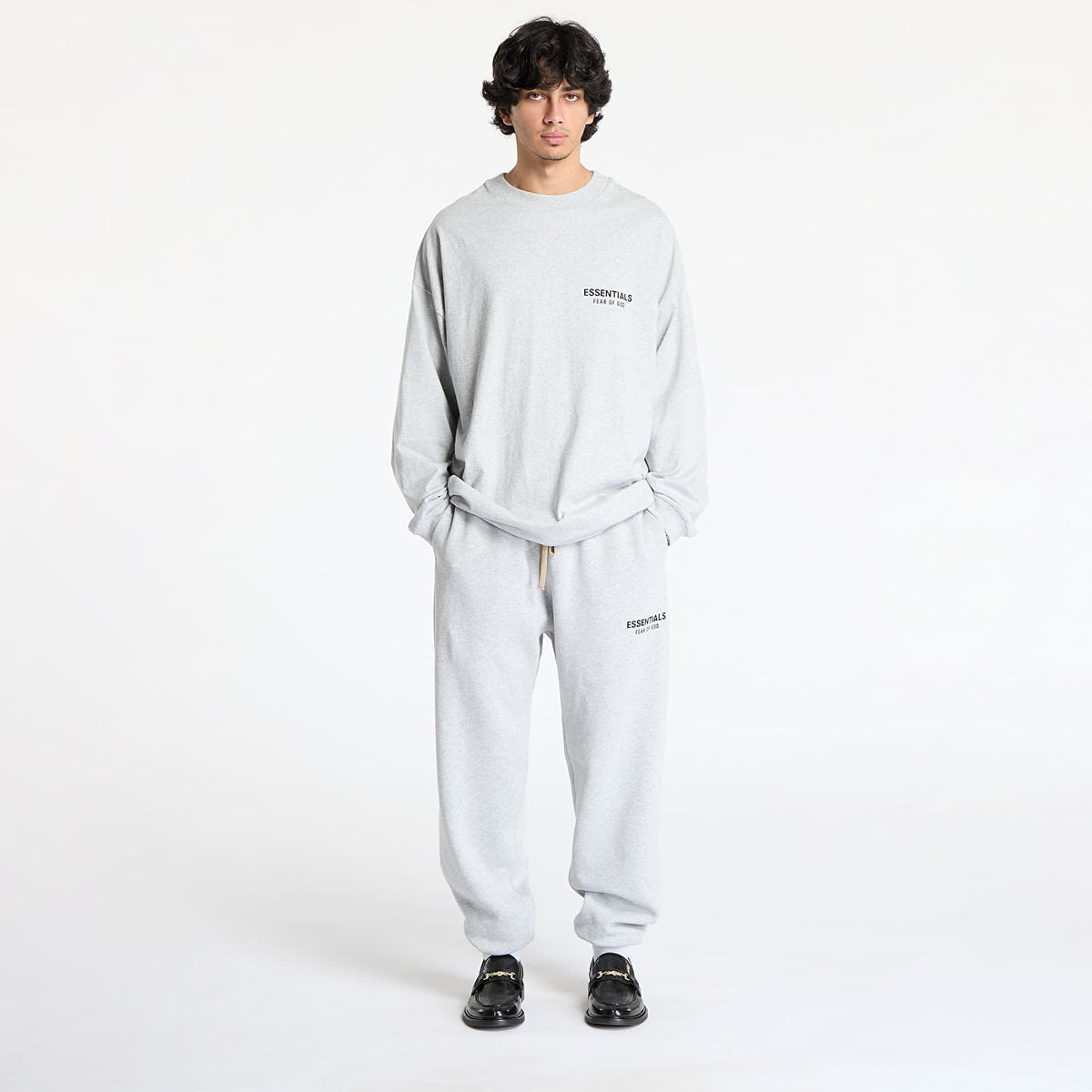 Fear of God Essentials Fleece Sweatpant Light Heather Gray