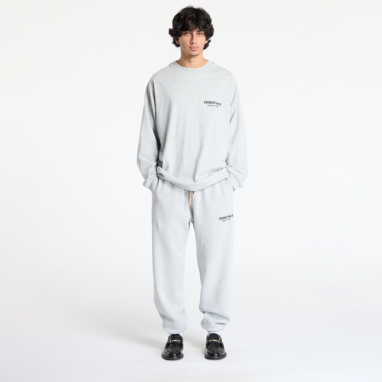 Fear of God Essentials Fleece Sweatpant Light Heather Gray
