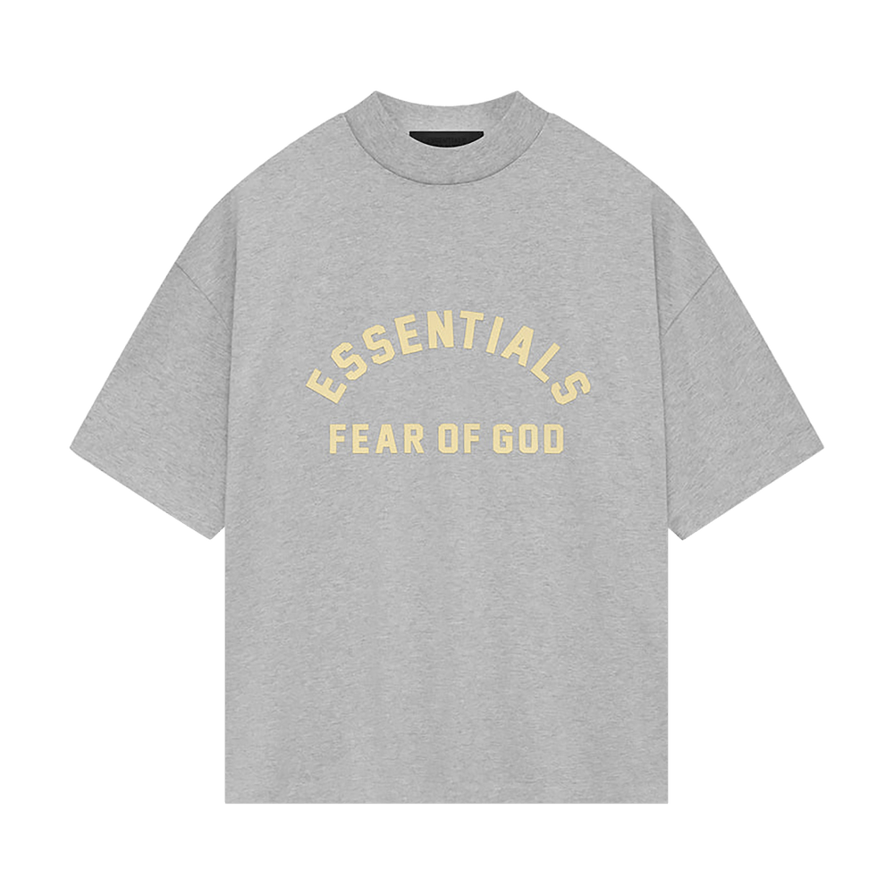 Fear of God Essentials Heavy Jersey Crewneck T-Shirt Light Heather Grey