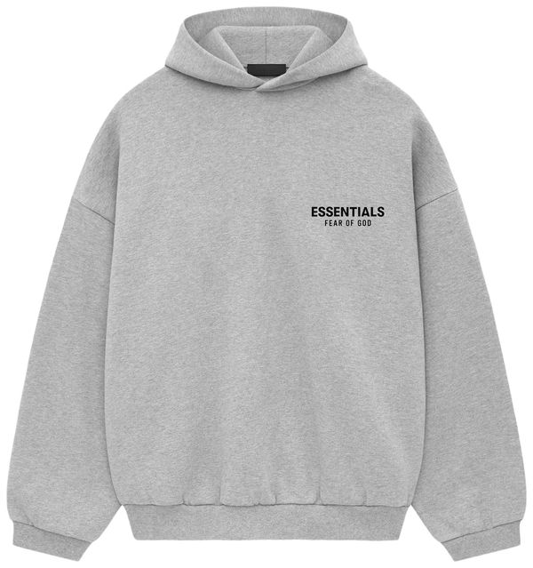 Fear of God Essentials Fleece Hoodie II 'Light Heather Grey' FW24