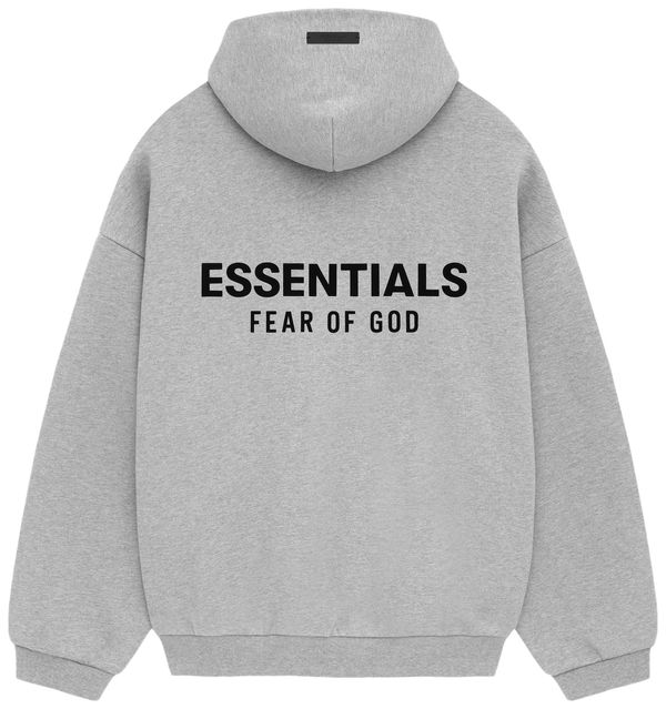 Fear of God Essentials Fleece Hoodie II 'Light Heather Grey' FW24