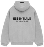 Fear of God Essentials Fleece Hoodie II 'Light Heather Grey' FW24