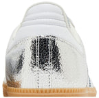 adidas Samba OG Silver Metallic Cracked Leather (Women's)