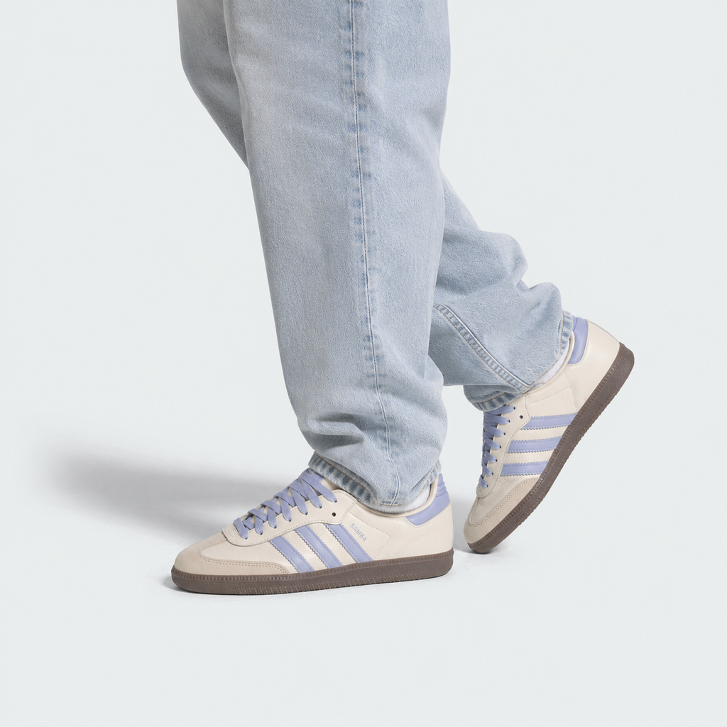 adidas Samba OG Cream White Violet (Women's)