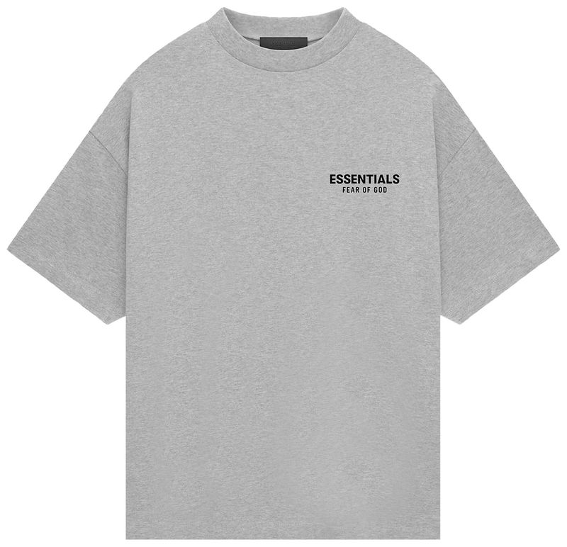 Fear of God Essentials Jersey Crewneck T-Shirt 'Light Heather Grey'