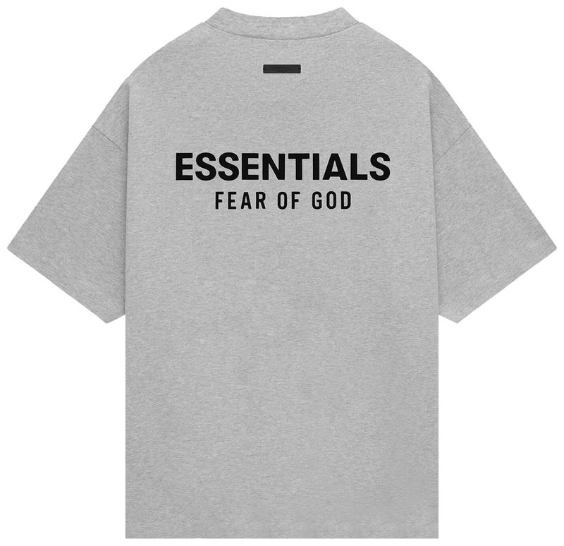 Fear of God Essentials Jersey Crewneck T-Shirt 'Light Heather Grey'