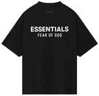 Fear of God Essentials Jersey Crewneck T-Shirt 'Black'
