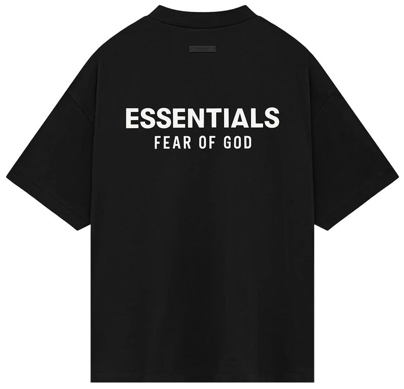 Fear of God Essentials Jersey Crewneck T-Shirt 'Black'