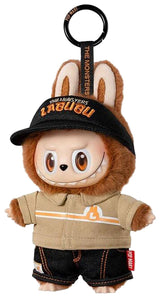 Pop Mart Labubu Manager The Monsters Wacky Mart Series Vinyl Plush Hanging Card