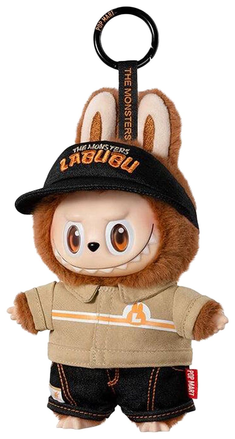 Pop Mart Labubu Manager The Monsters Wacky Mart Series Vinyl Plush Hanging Card