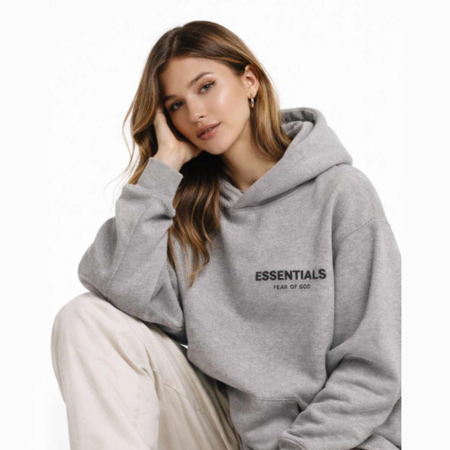 Fear of God Essentials Hoodie FW22 (Dark Oatmeal)
