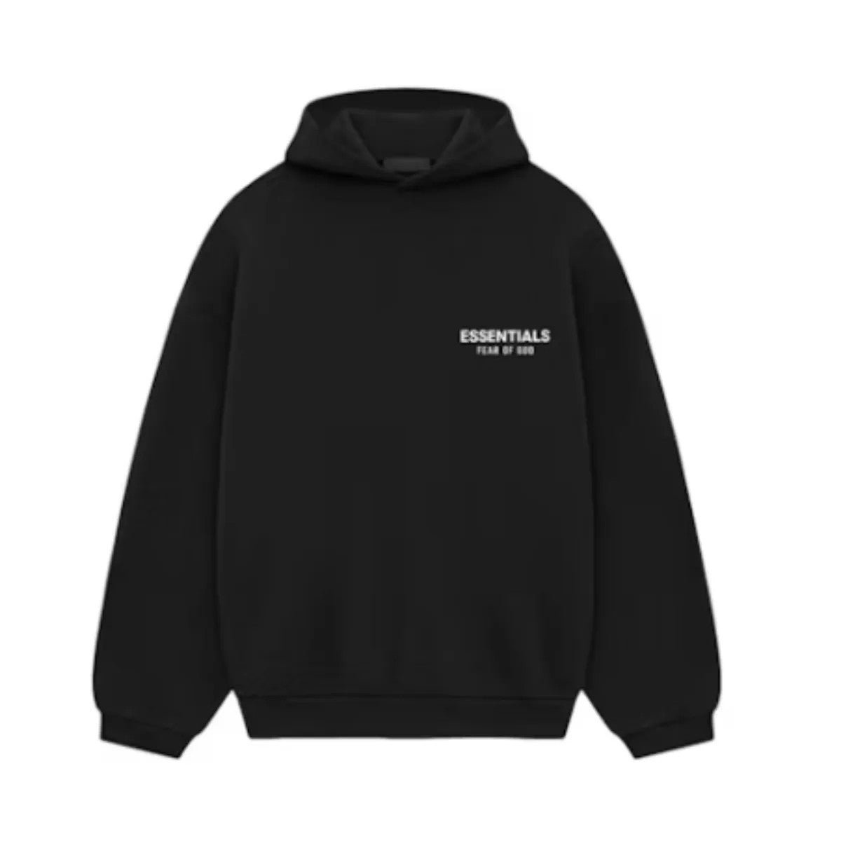 Fear of God Essentials Fleece Hoodie (FW24) Black