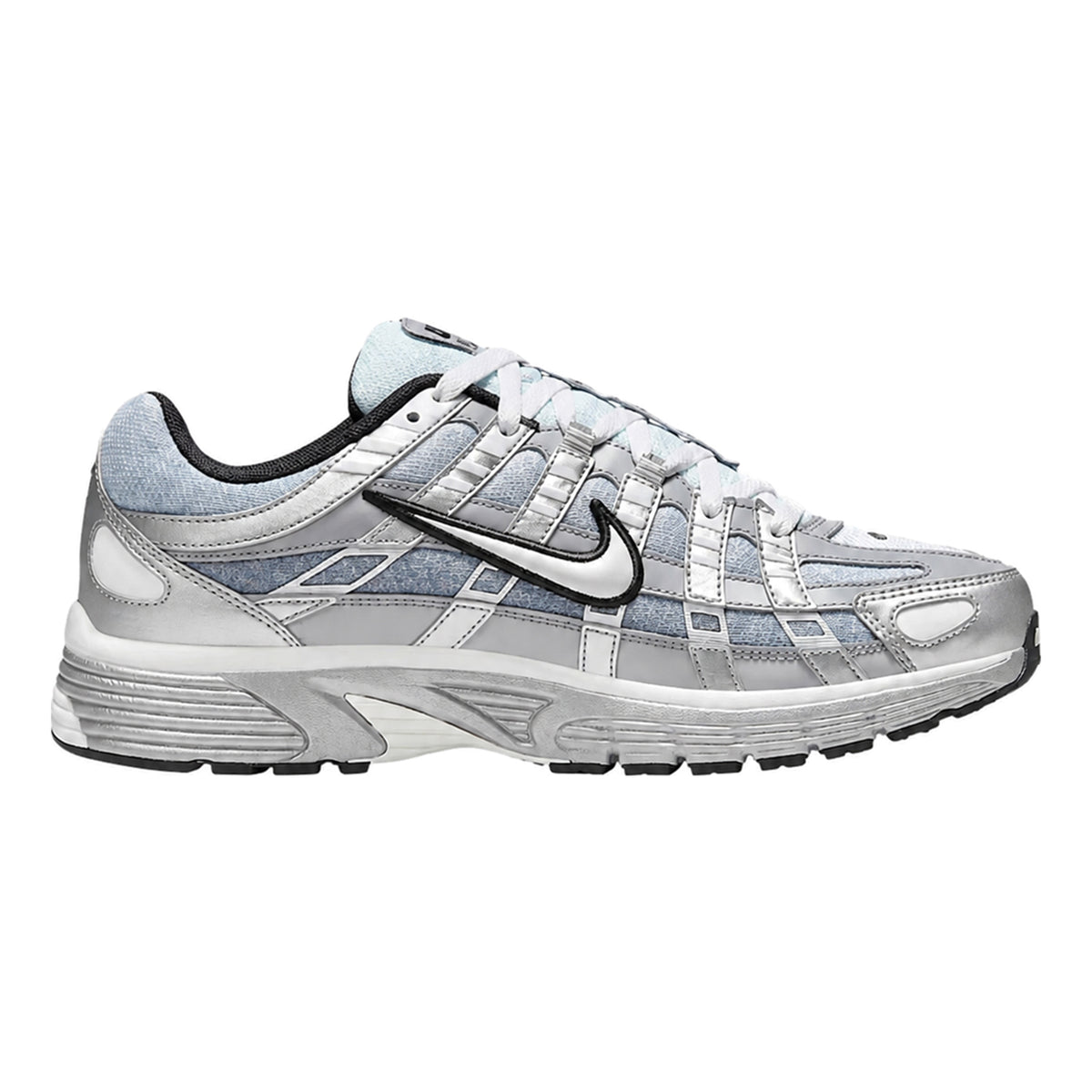 Nike P-6000 Metallic Silver Summit White-Wolf Grey
