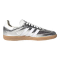 adidas Samba OG Silver Metallic Cracked Leather (Women's)