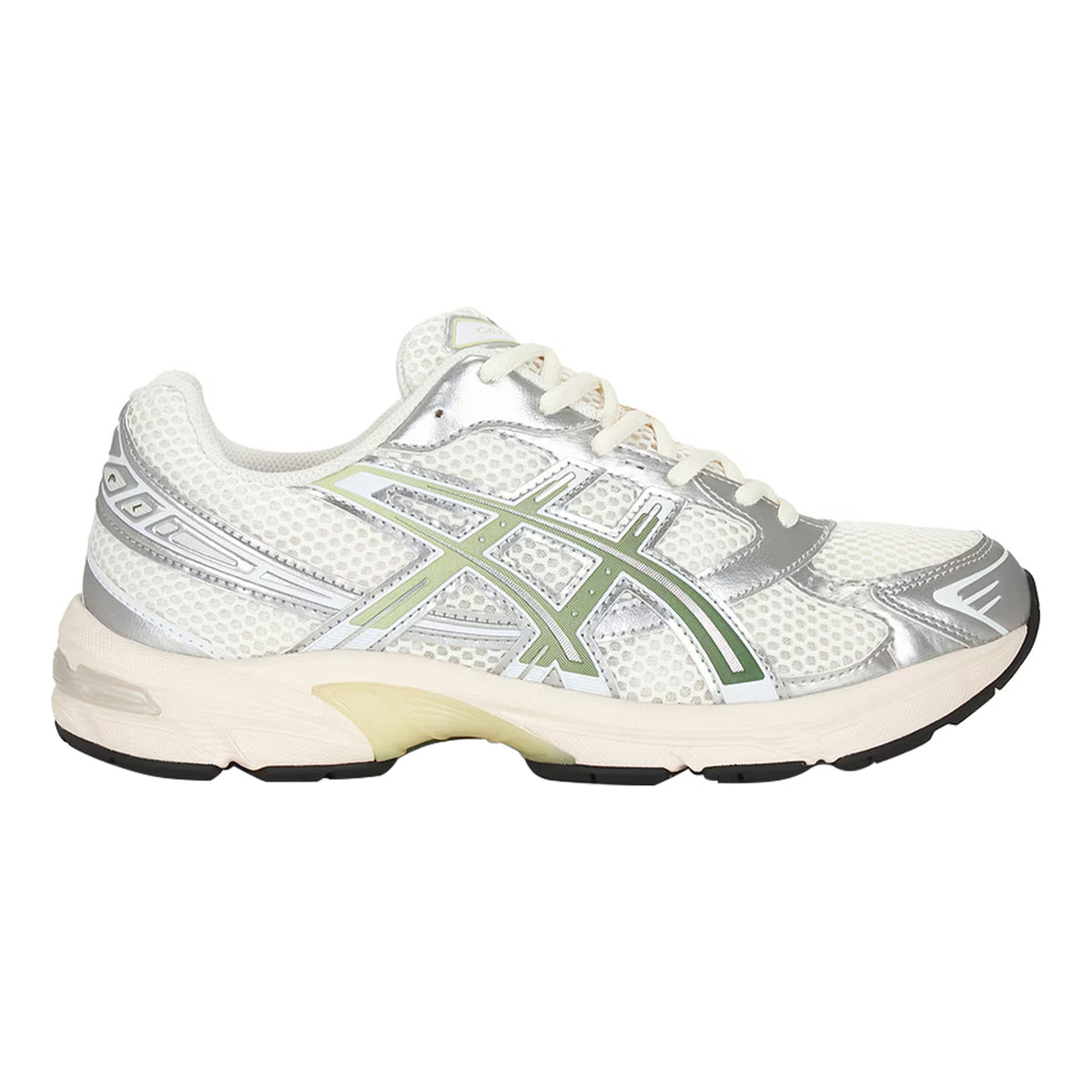 ASICS Gel 1130 Running Shoes Unisex Low Top Silver White Green