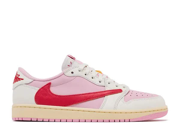 Jordan 1 Retro Low OG SP Travis Scott Sail Tropical Pink