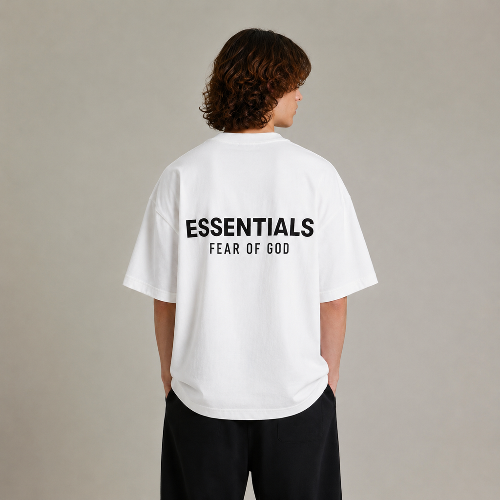 Fear of God Essentials Classic Fit T-Shirt 'Bright White'
