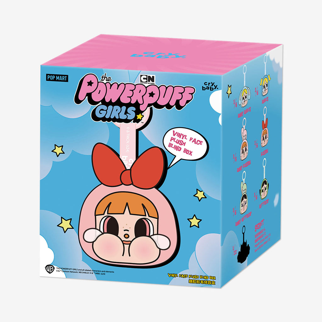 Pop Mart CryBaby x Powerpuff Girls Series Vinyl Face Plush Single Blind Box