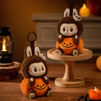 Pop Mart Labubu Pumpkin Vinyl Plush Pendant Happy Halloween Party Series