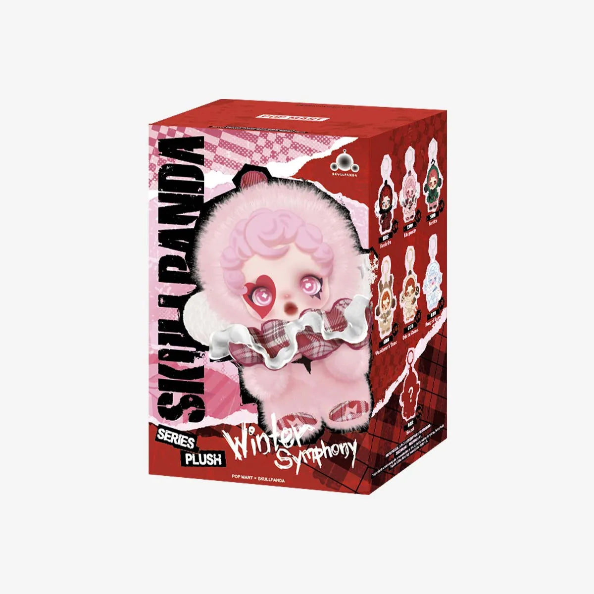 Pop Mart SKULLPANDA Winter Symphony Series Vinyl Face Plush Pendant Single Blind Box
