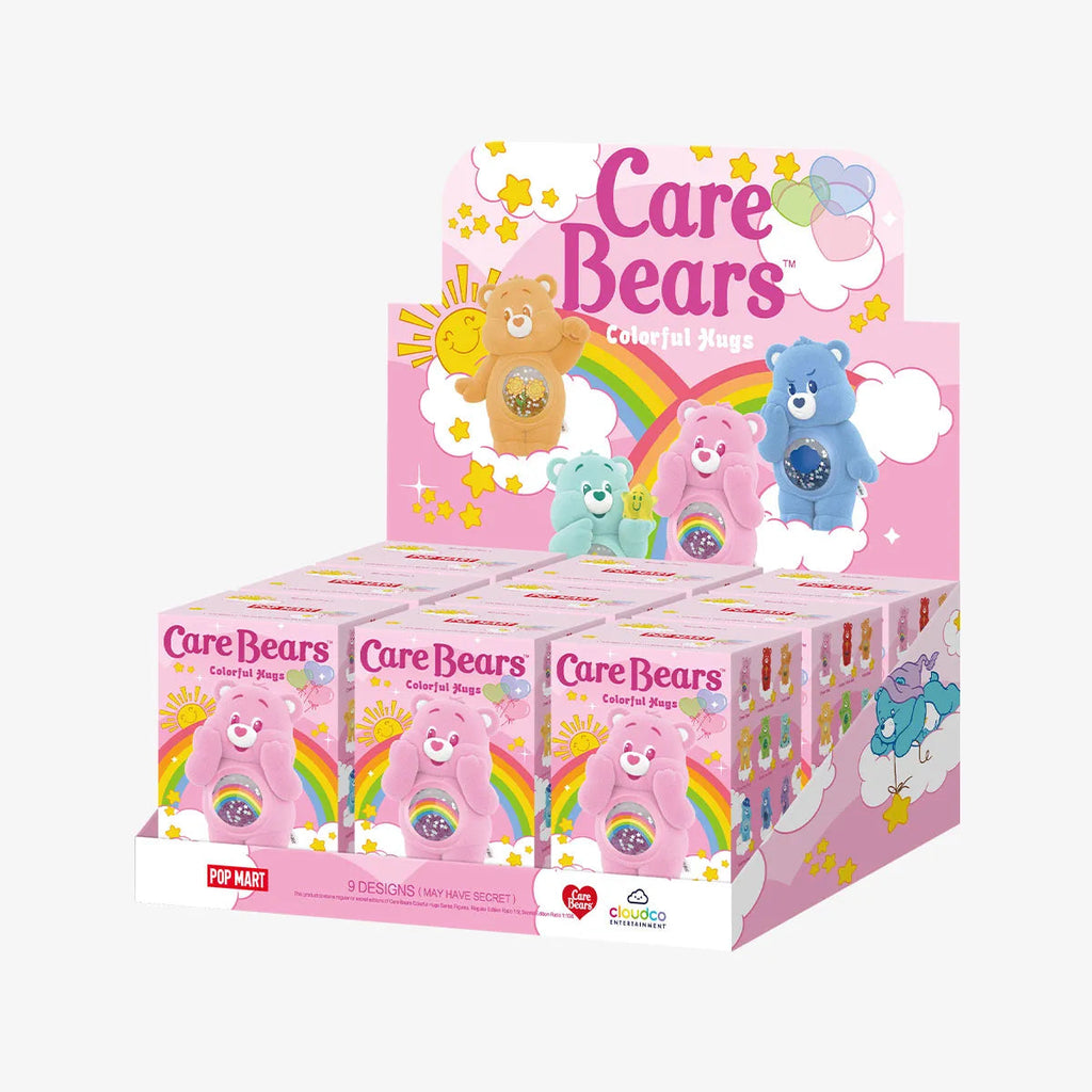 Pop Mart Care Bears Colorful Hugs Series Figures Sealed Case (9 Blind Box)