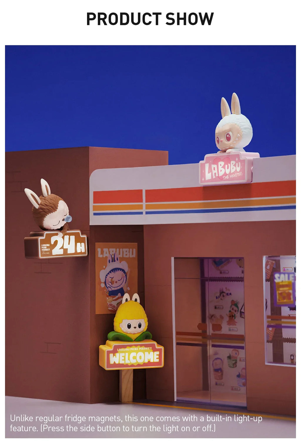 Pop Mart Labubu Fridge Magnet Single Blind Box