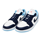 Jordan 1 Retro Low OG Black Dark Powder Blue