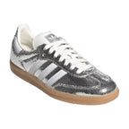 adidas Samba OG Silver Metallic Cracked Leather (Women's)