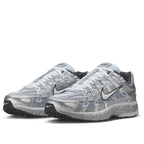 Nike P-6000 Metallic Silver Summit White-Wolf Grey