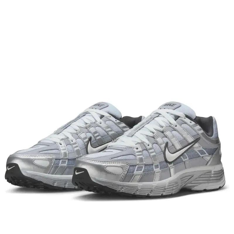 Nike P-6000 Metallic Silver Summit White-Wolf Grey
