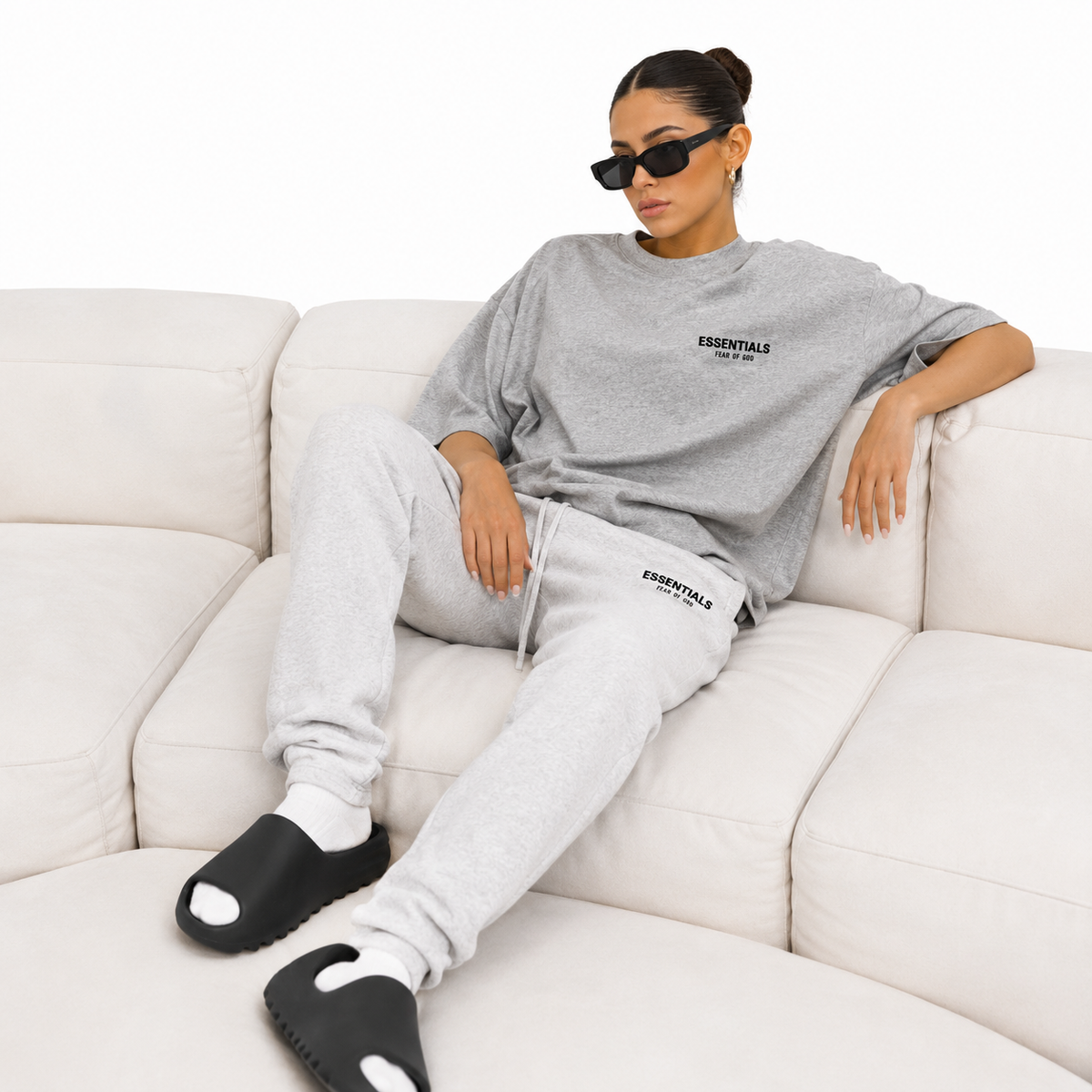 Fear of God Essentials Relaxed Sweatpants Light Oatmeal