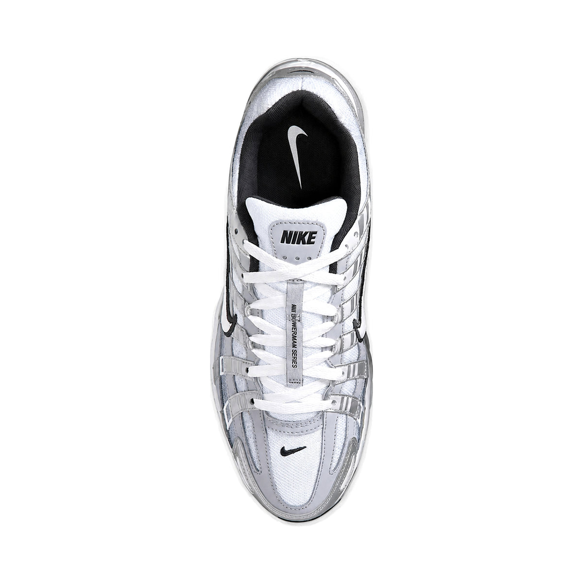 Nike P-6000 Metallic Silver Summit White-Wolf Grey