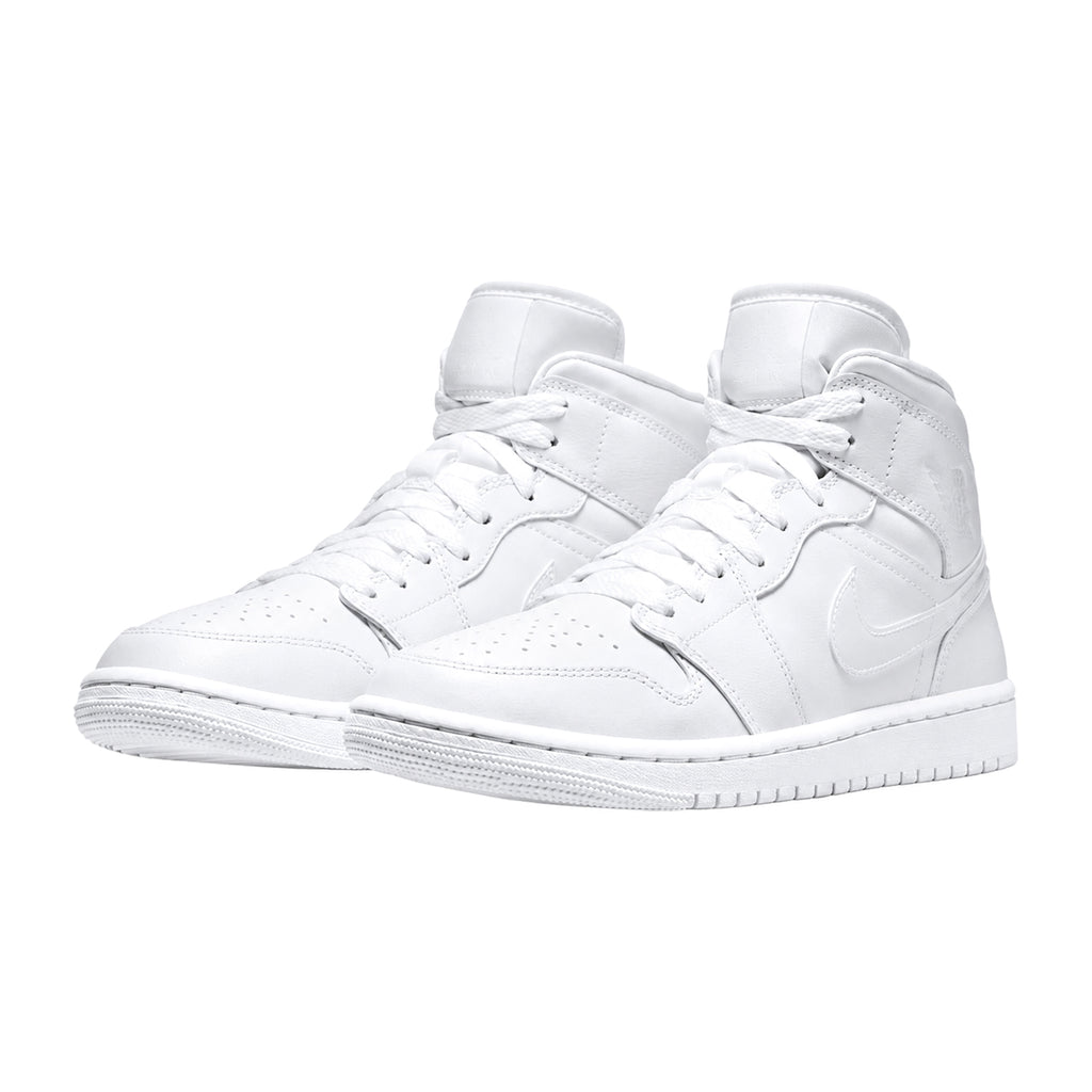 Jordan 1 Mid Triple White (2022) (Women's)
