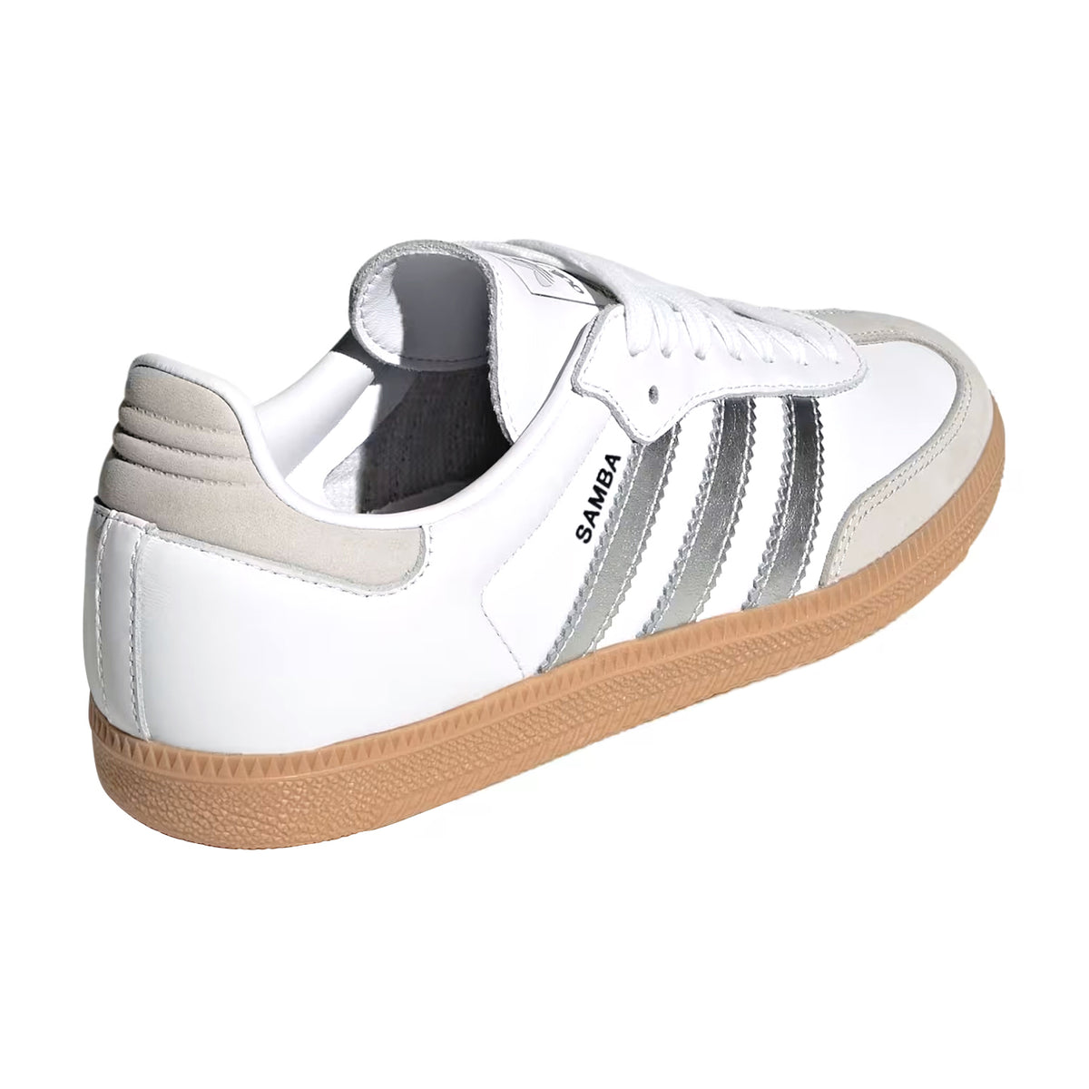 adidas Samba OG White Silver Metallic Grey (Women's)