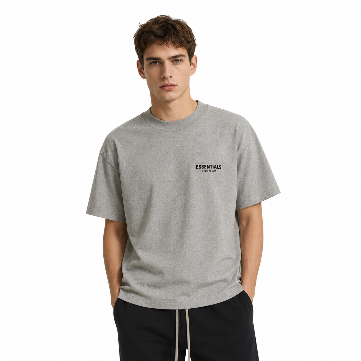 Fear of God Essentials Tee Dark Oatmeal