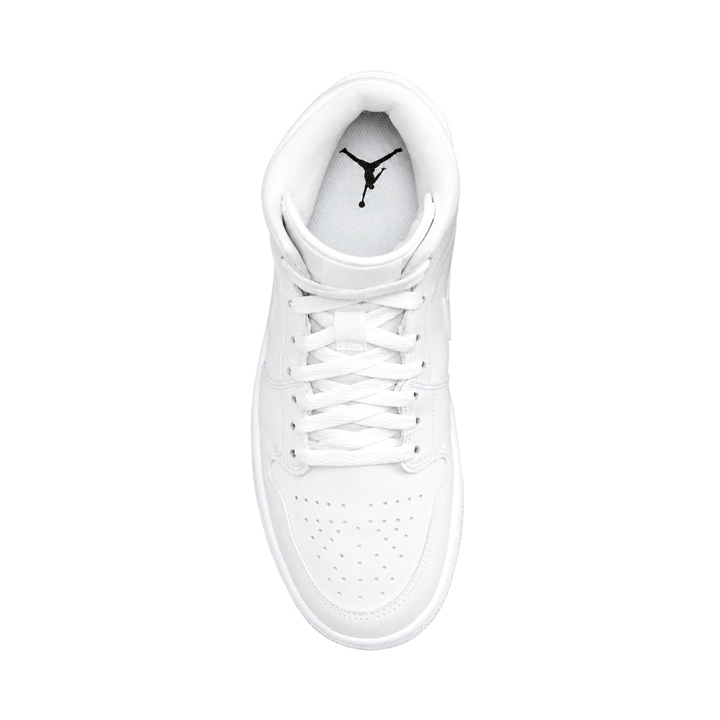 Jordan 1 Mid Triple White (2022) (Women's)