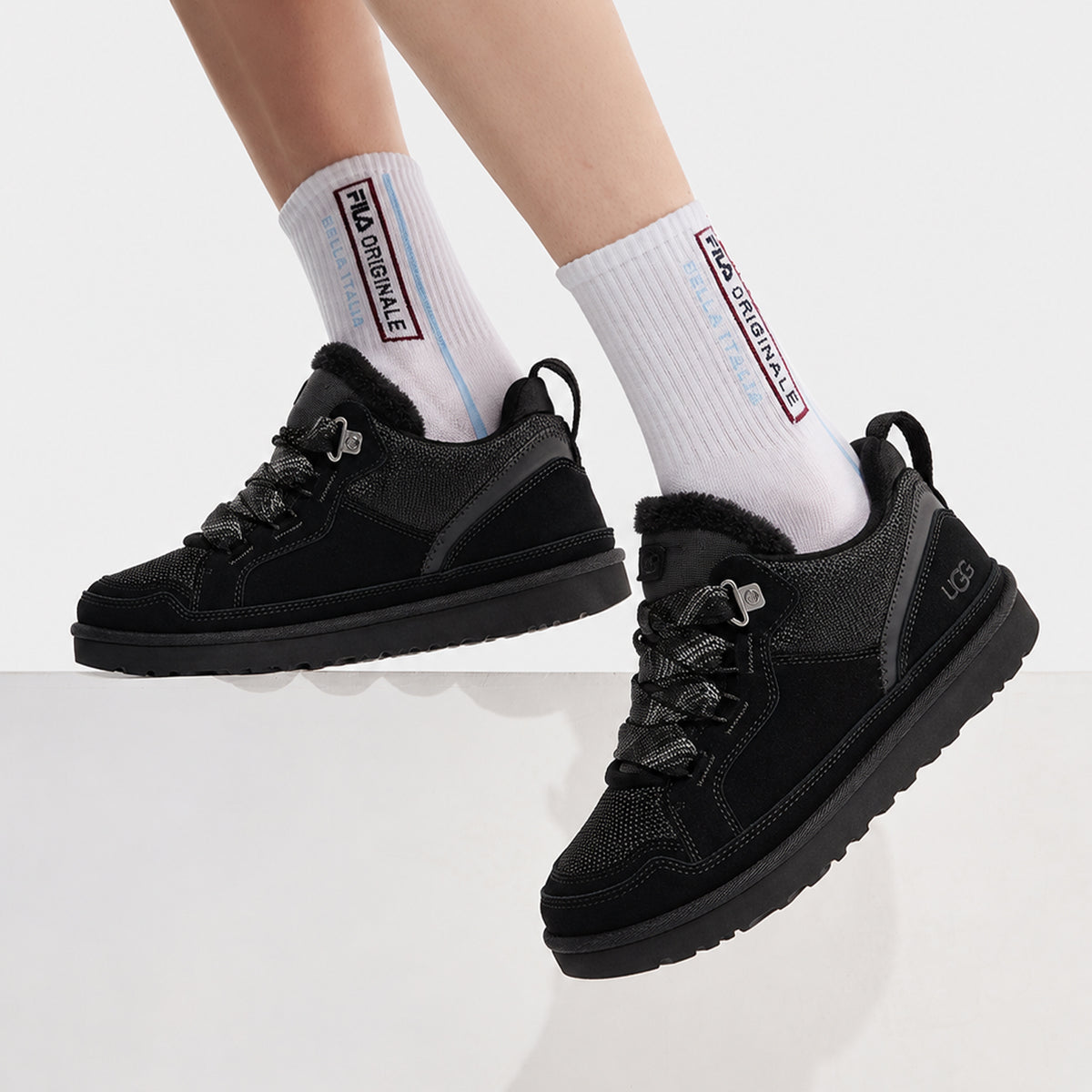 UGG Lowmel Black (Kids)