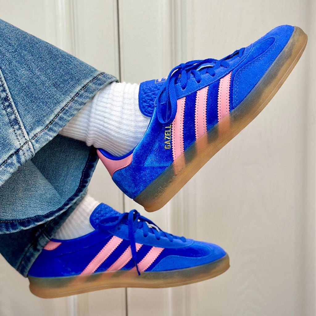 adidas Gazelle Indoor Blue Semi Pink Spark (Women's)
