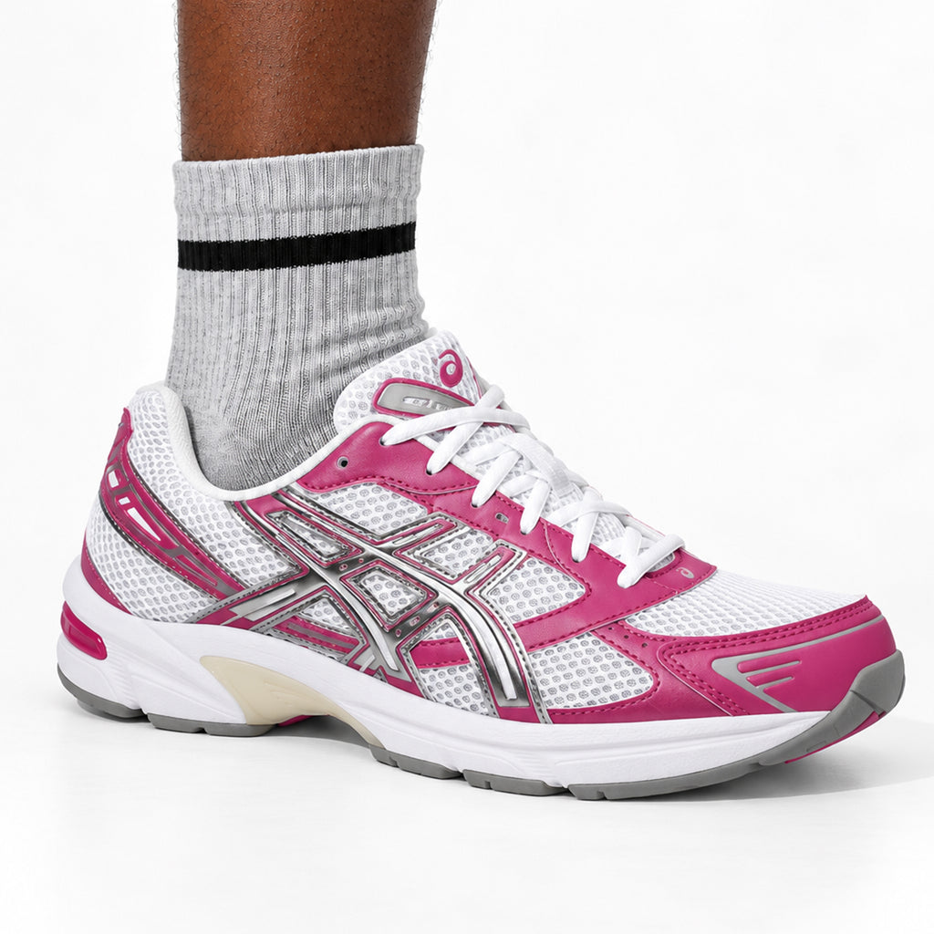 ASICS Gel 1130 Running Shoes Men's Low Top White Rose/Old Rose