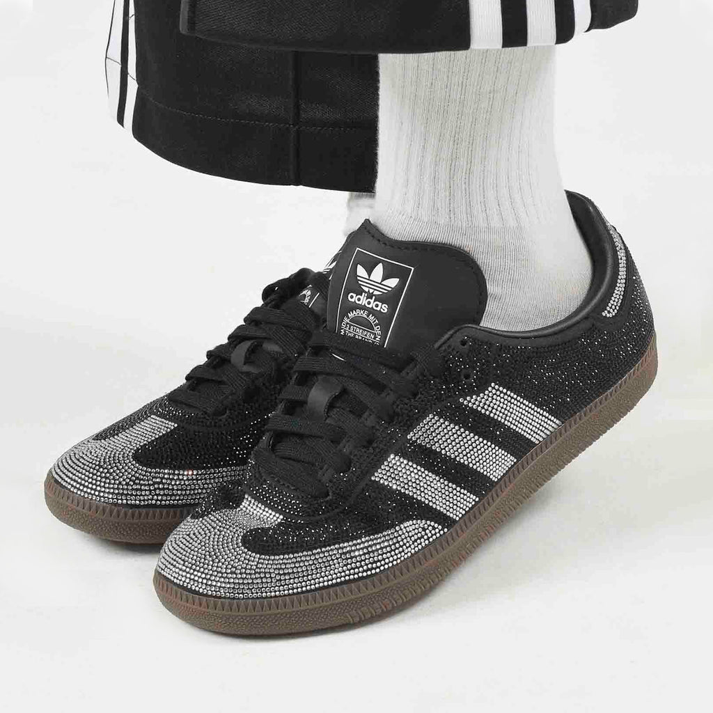 adidas Samba OG Rhinestone Black Silver (Women's)
