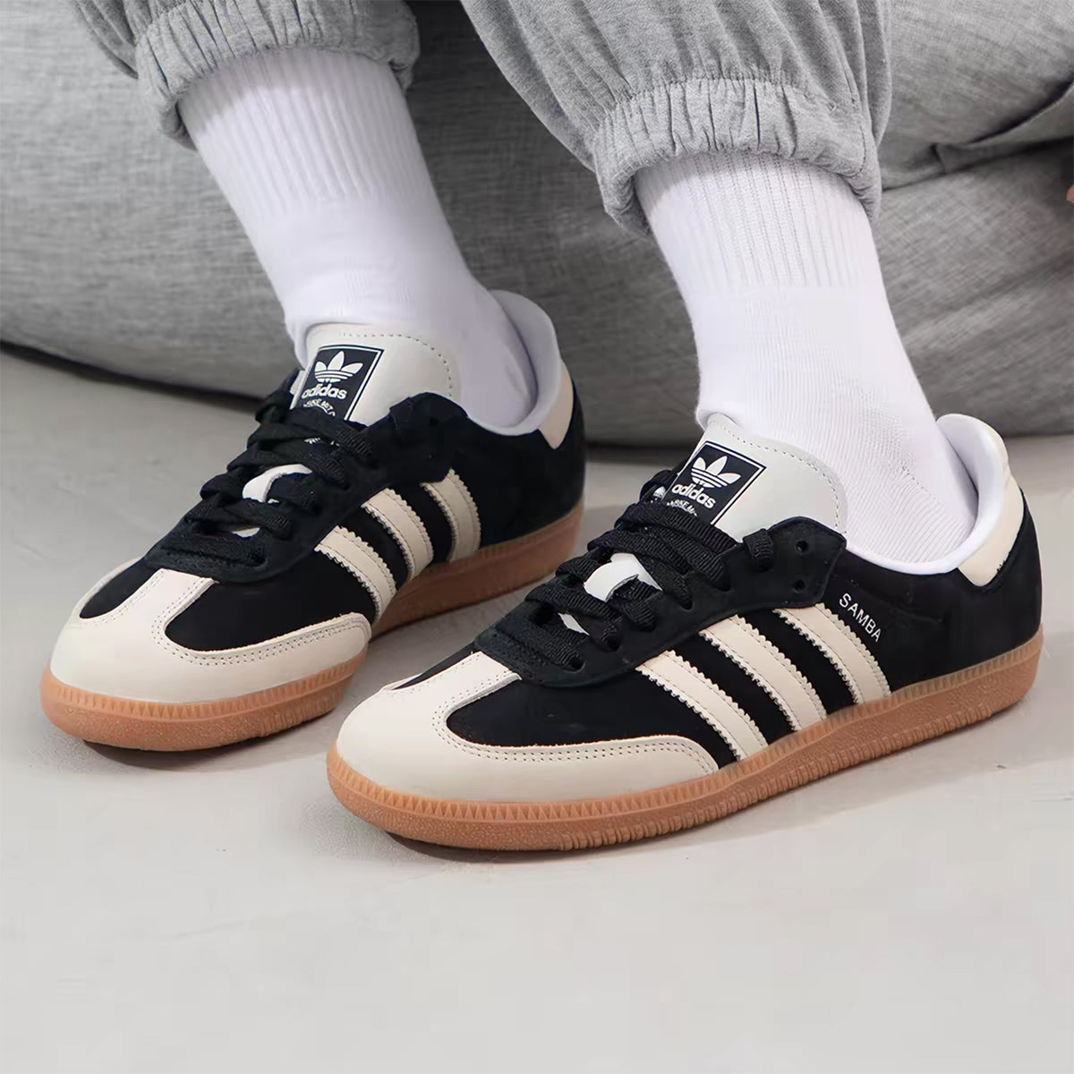 adidas Samba OG Black Wonder White (Women's)