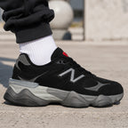 New Balance NB 9060 Abrasion Resistant Low top Kids Black Gray