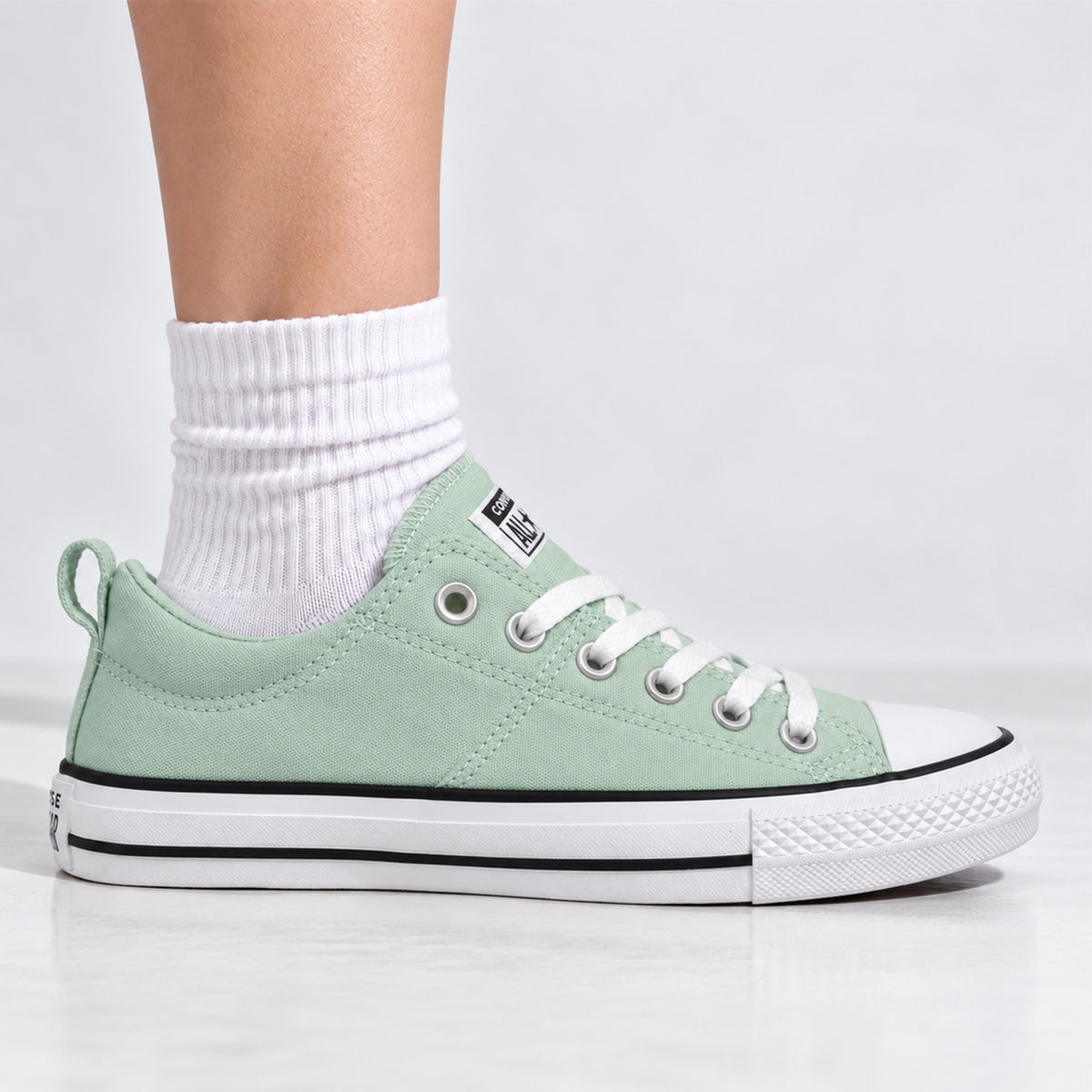 Converse CTAS Madison Slip Resistant Abrasion Resistant Low top Skateboard Shoes Women's Green