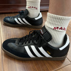 adidas Samba Indoor Core Black Cloud White Vivid Red